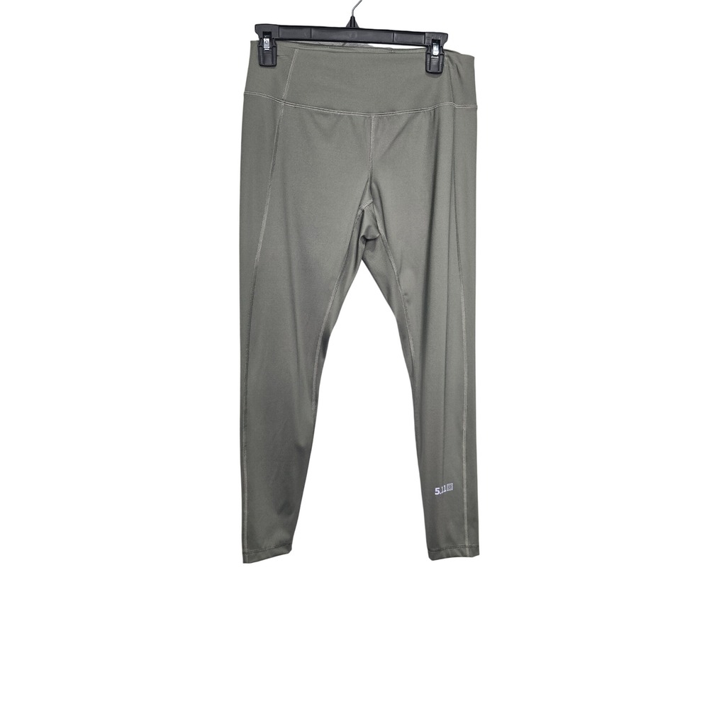 5.11‎ Tactical PT-R Leggings Womens Medium Green Physical Training Ready Active